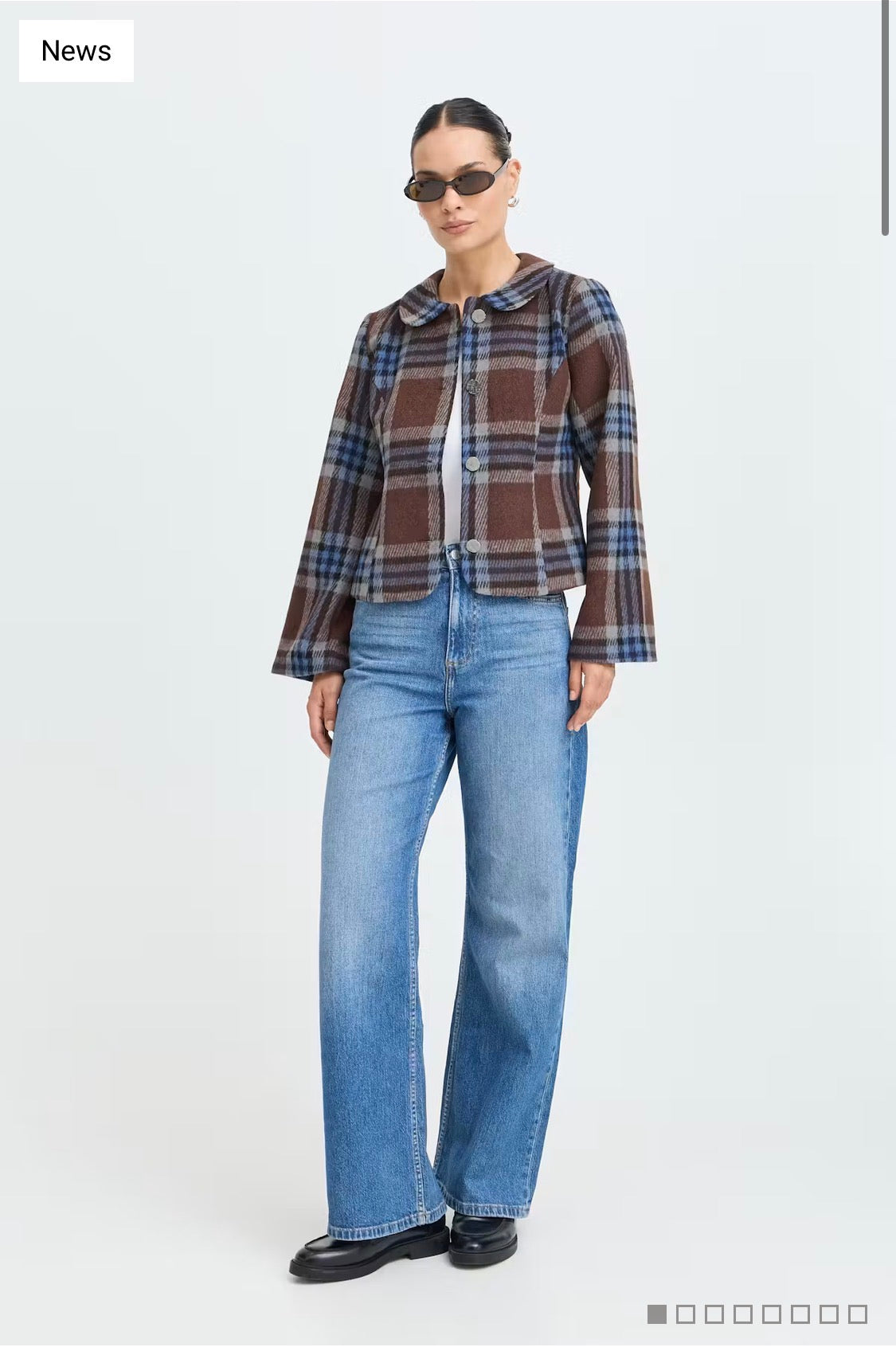 b.young - ‘BYBREE’ Checked Jacket