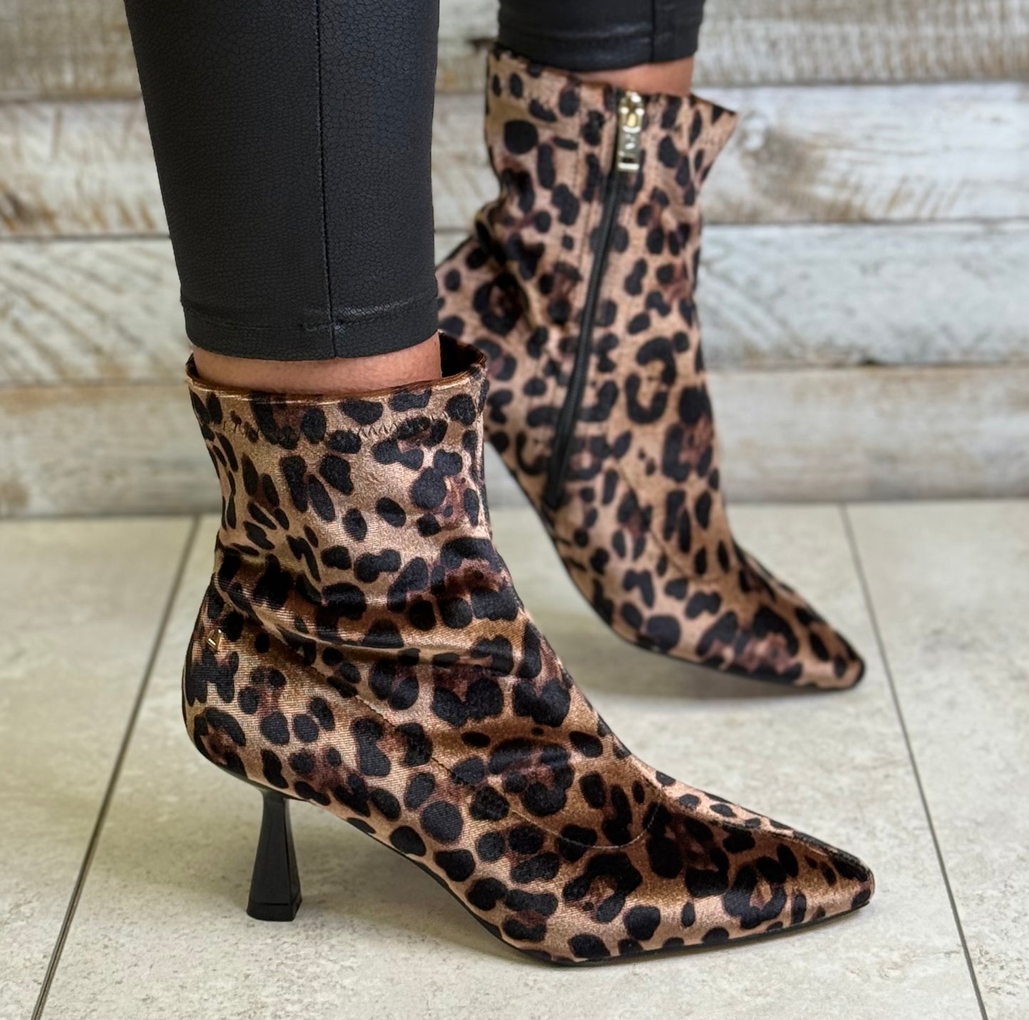 Una Healy - 'A Fire Love' Wild Side Leopard Sock Boot