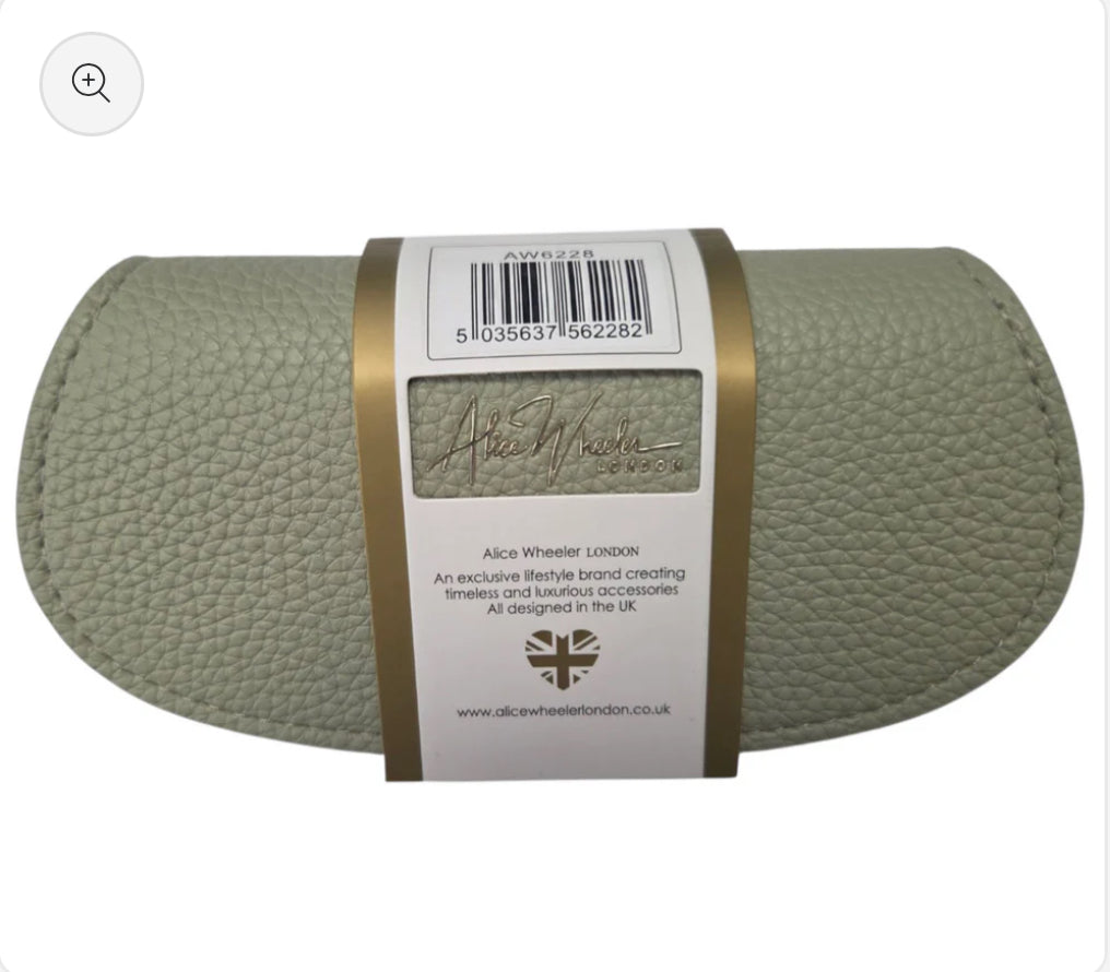 Alice Wheeler - Pistachio Glasses Case