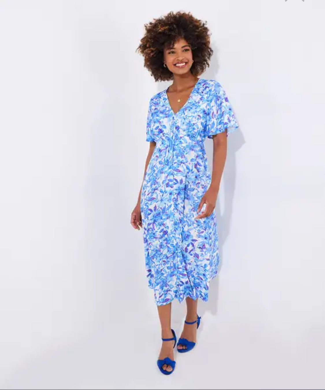 Joe Browns- Olivia Floral Printed Midi Dress