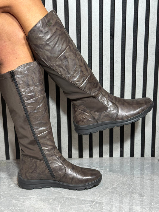 Rieker - Brown Mid Leather Boot