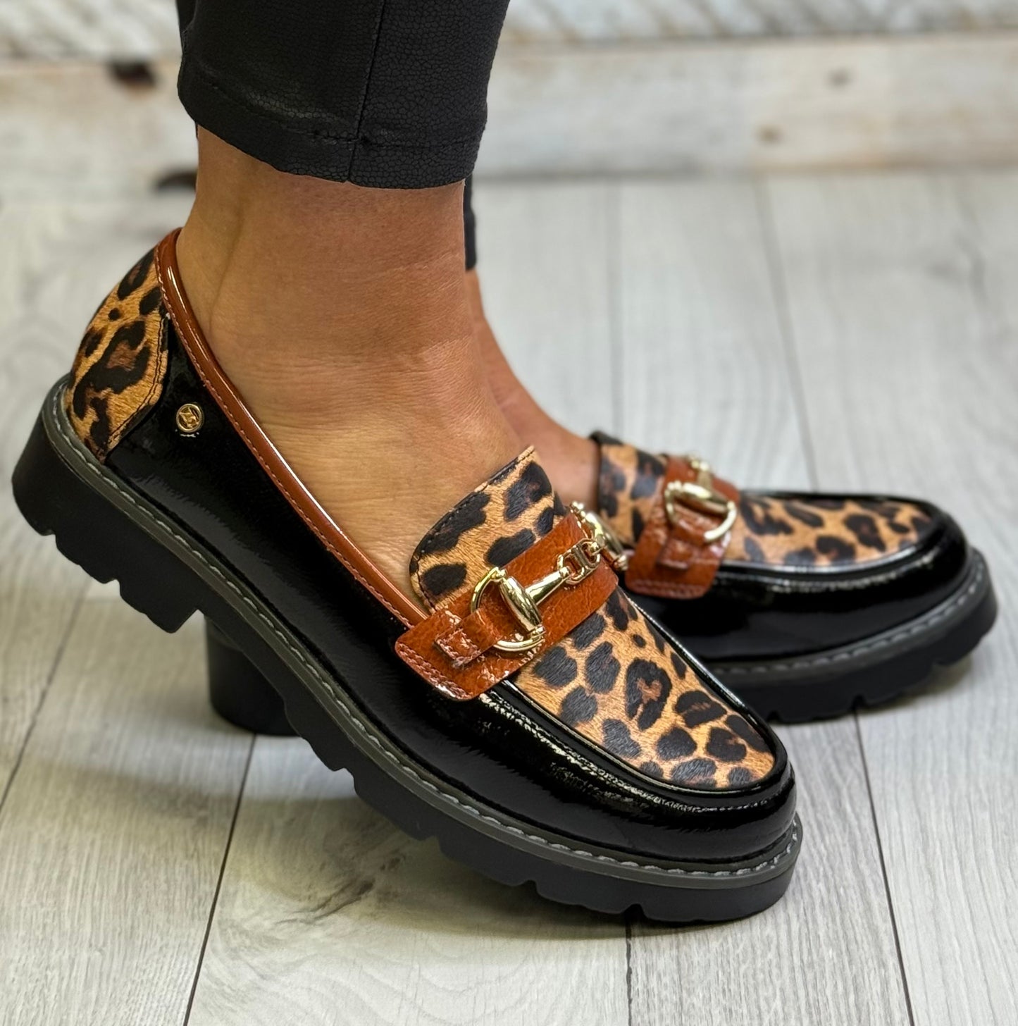 Zanni & Co - 'Farkhor One' Cheetah Drift Loafer