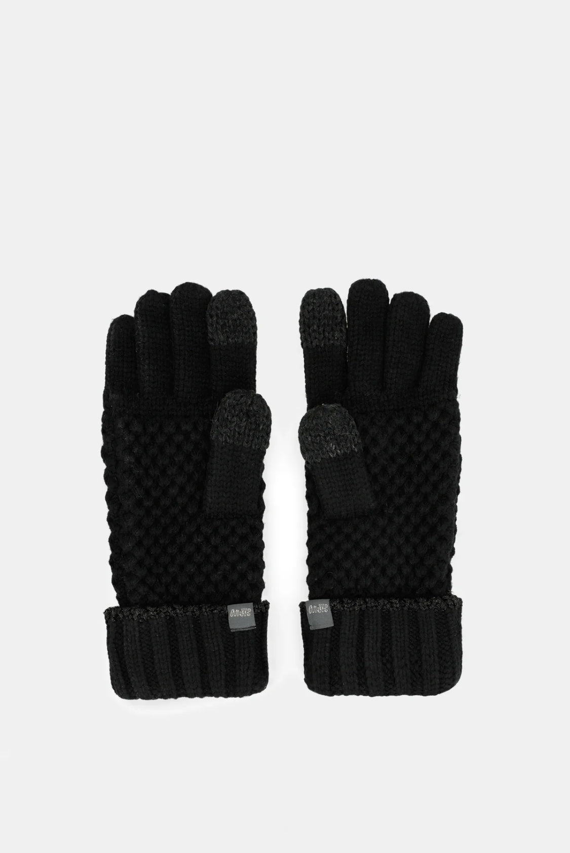 anekke - Black Knitted Gloves (41472-011)