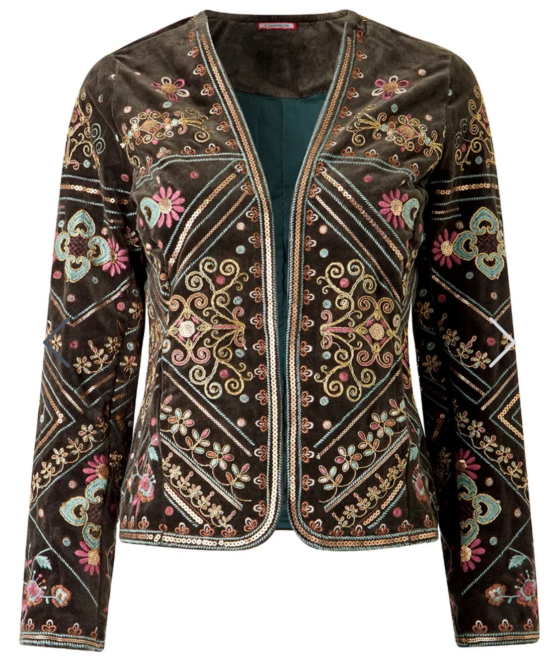 Joe Browns - Bella Boutique Embroidered Edge To Edge Jacket