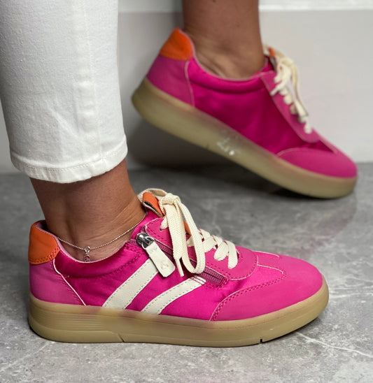 Jana - Fuchsia Gum Sole Trainer