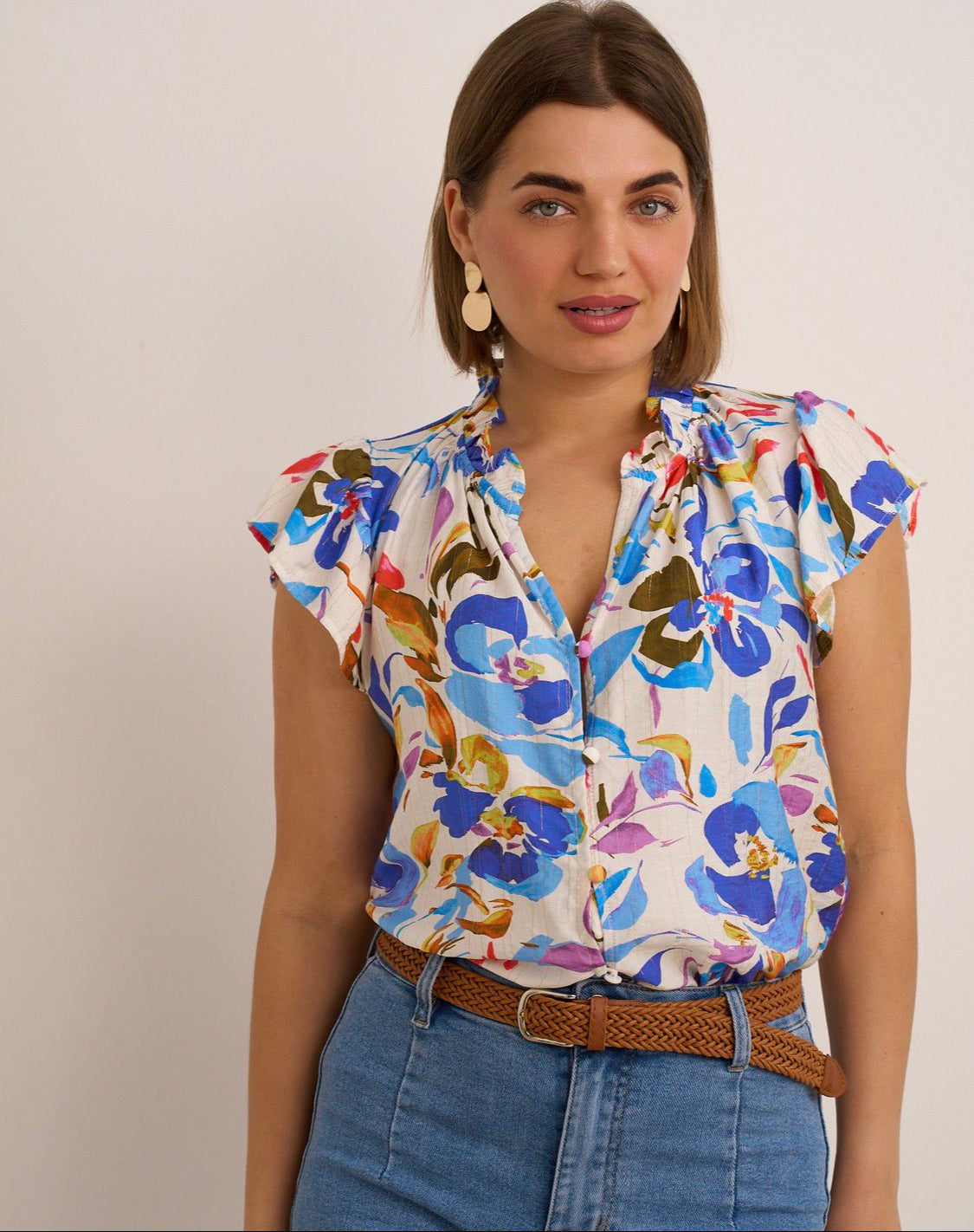 Floral Sleeveless Top