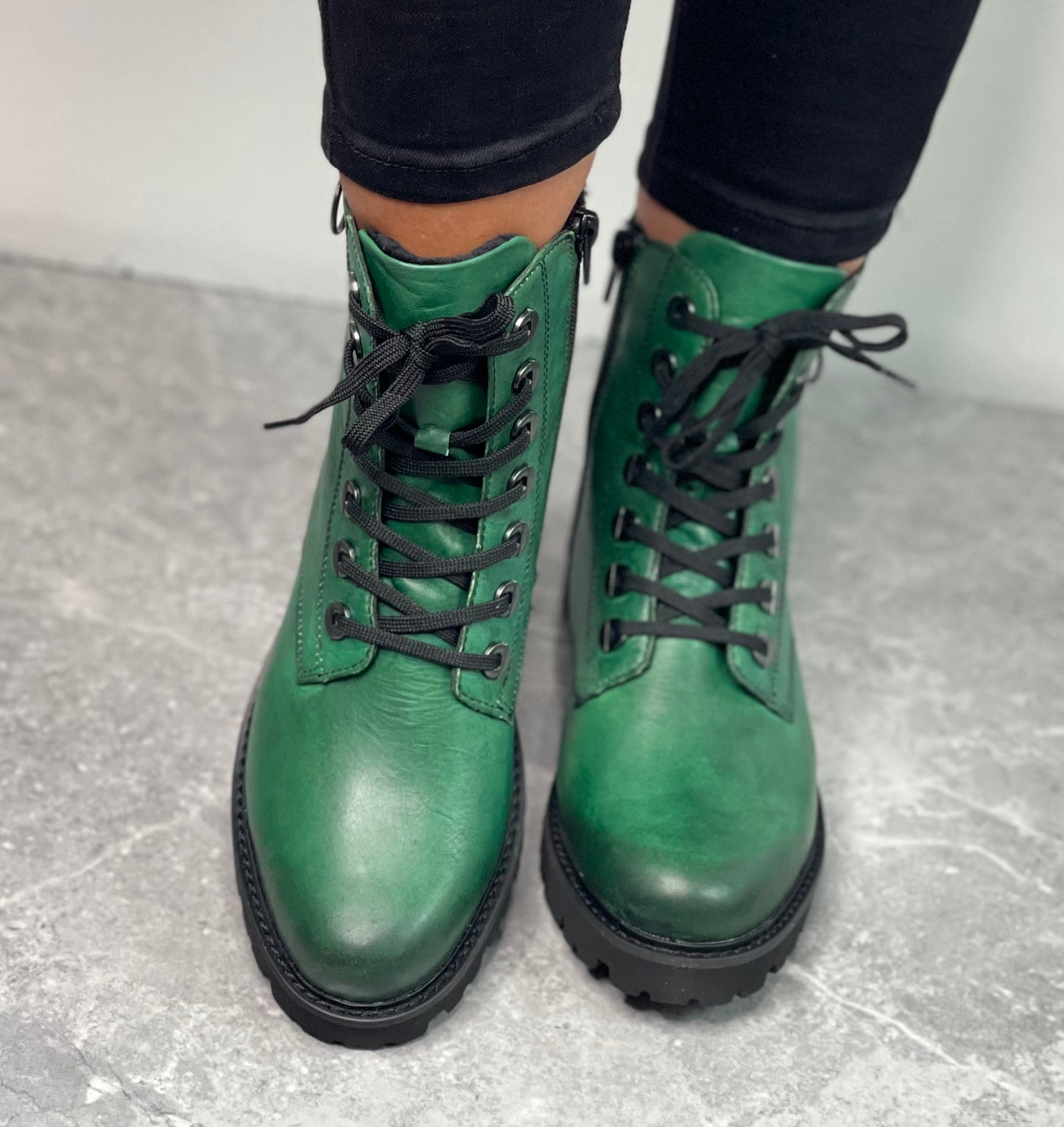 Remonte - Green Leather Boot