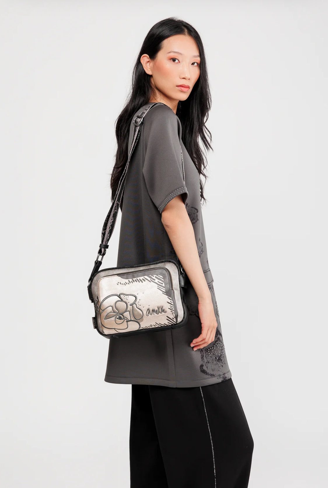 anekke - ‘Nature Koko’ Front Pocket Crossbody Bag