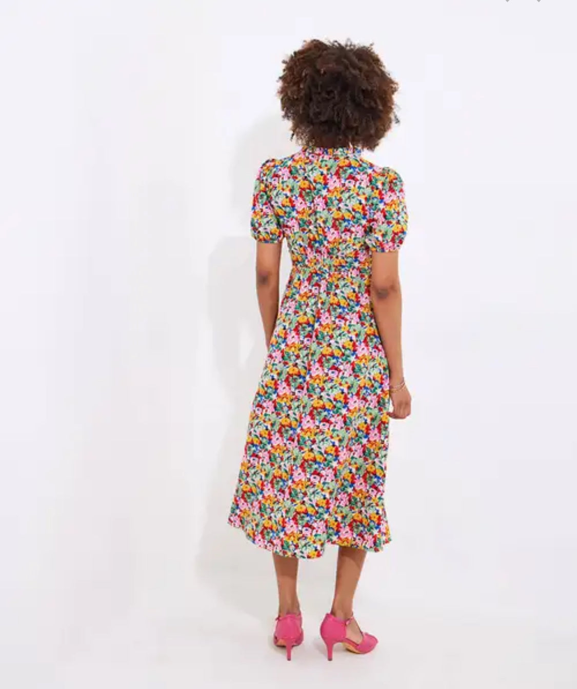 Joe Browns- Floral Fancy Printed Midi Dress