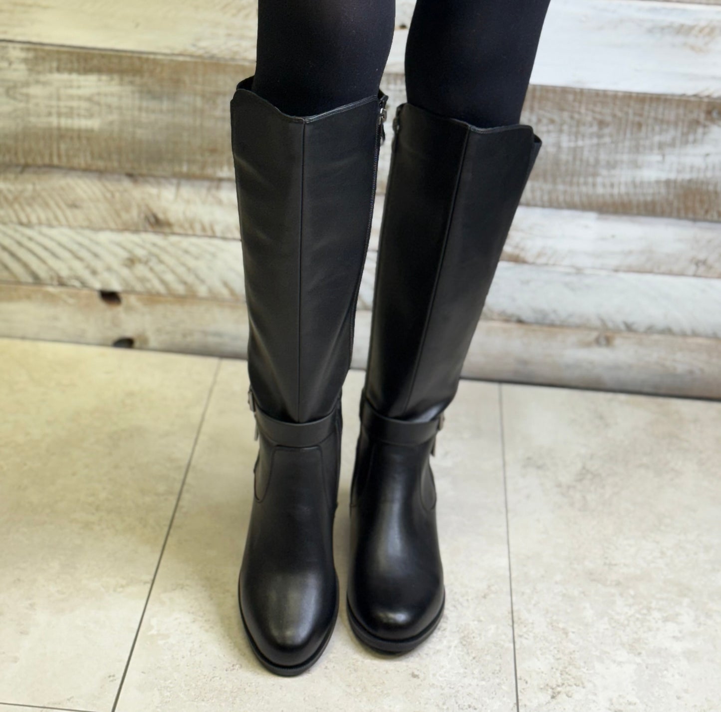 Redz - Black Long Boot