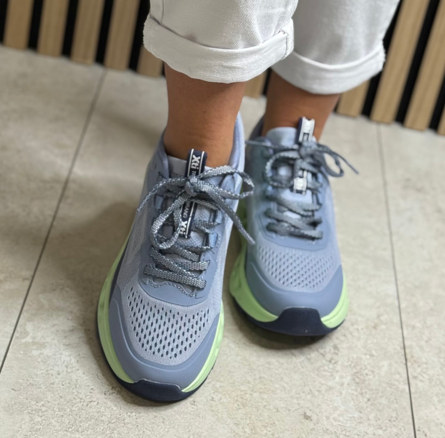Xti - Blue/Green Sports Trainer
