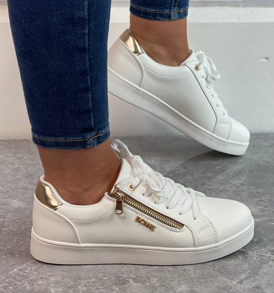 Tommy Bowe For Her - 'Flucher' Coconut Bling Trainer