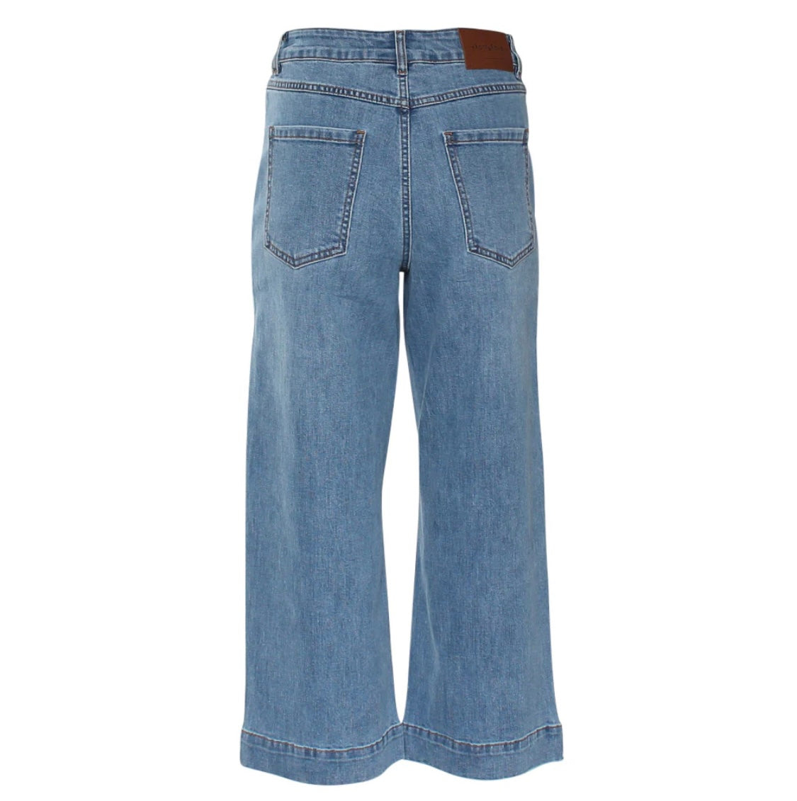 Rant & Rave ‘Etta’ Light Wash Wide Leg Crop Jean