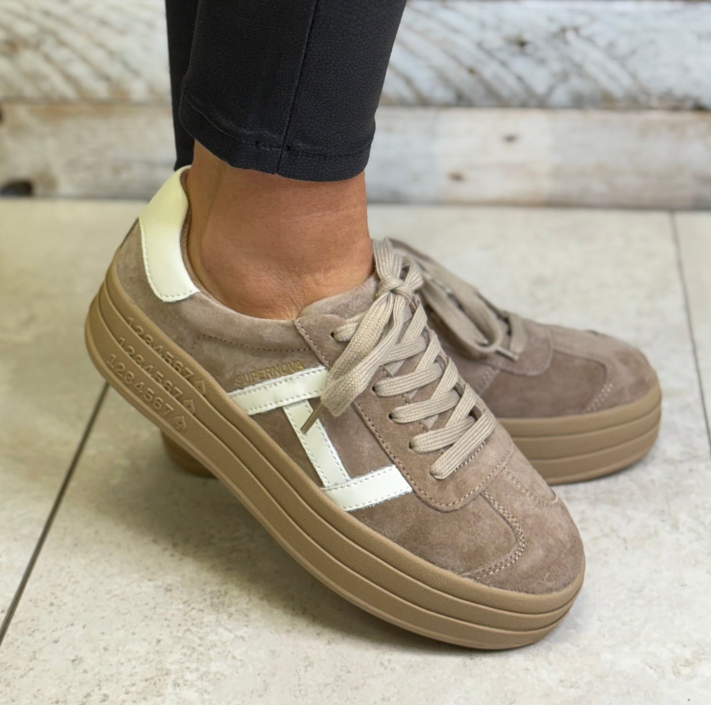 Drilleys- 'Sixty Eight' Desert Sands Platform Trainer