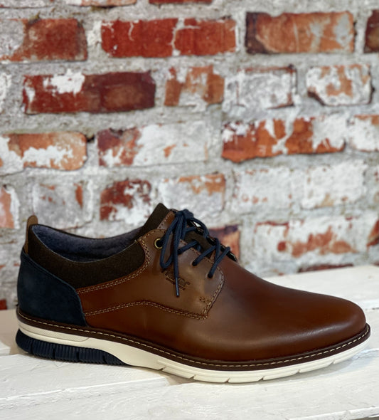 Rieker - Mens Brown Leather Shoe
