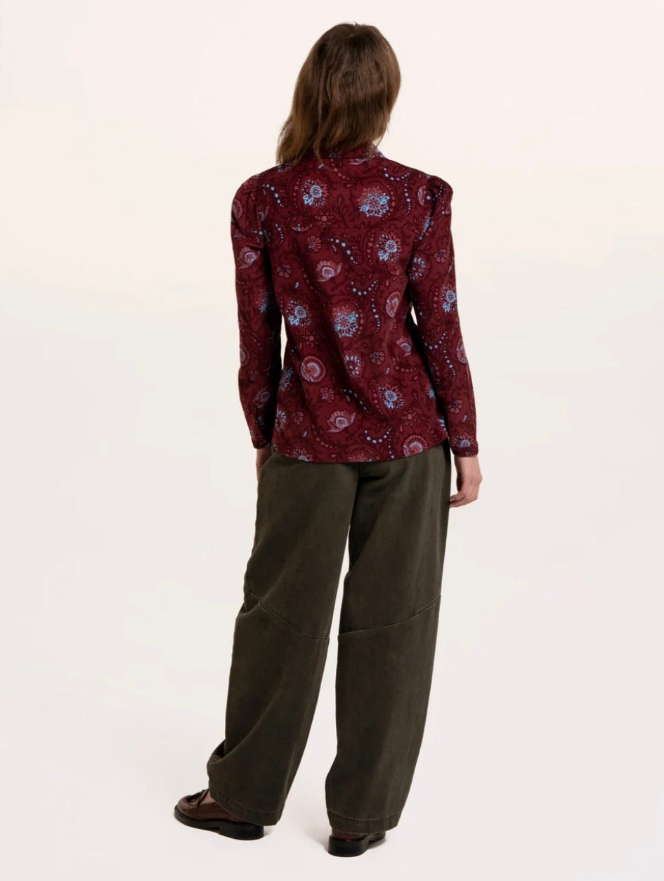 Brakeburn - Burgundy ‘Rania Blouse