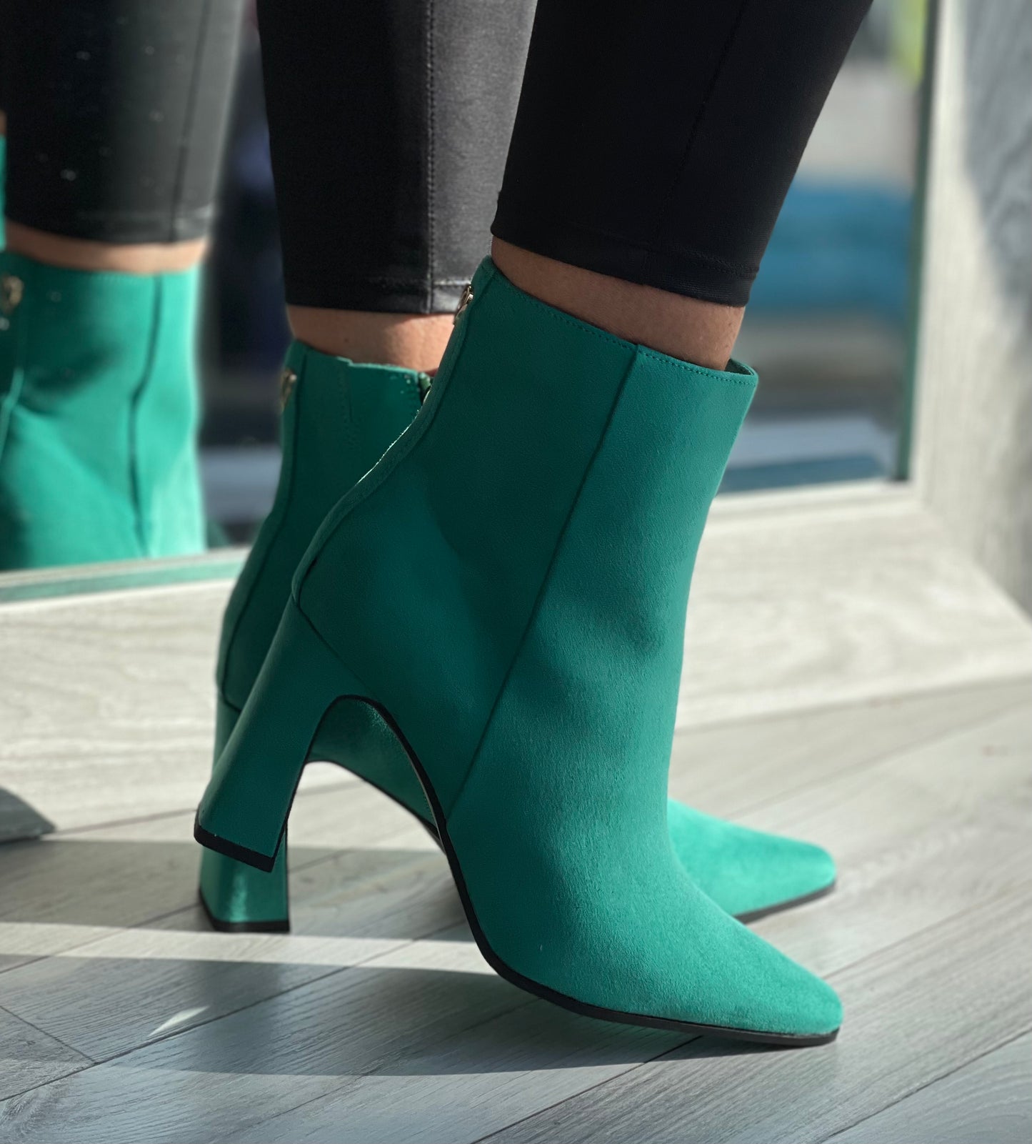 Marco Tozzi - Emerald Green Dress Boot