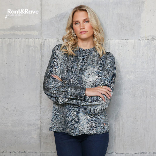 Rant & Rave - 'Quita’ Blue Top