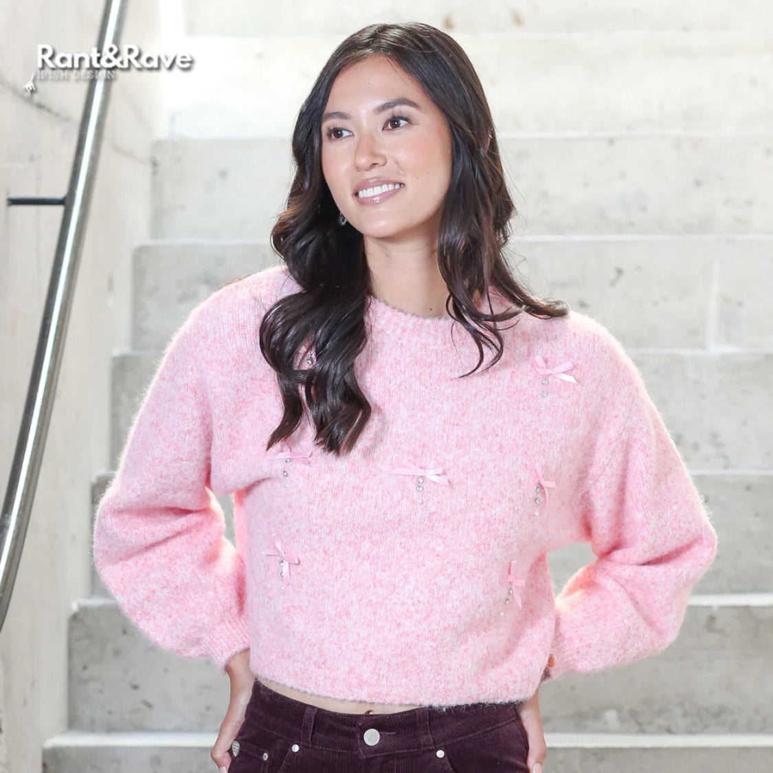 Rant & Rave - 'Whilder’ Pink Jumper