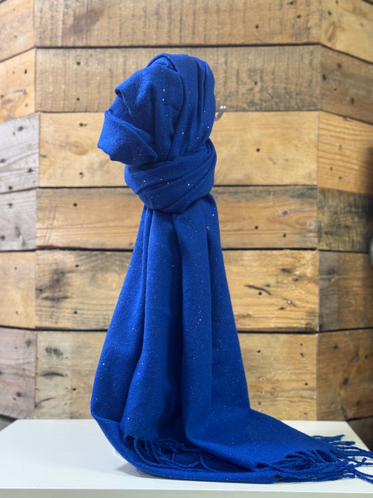 hannah k - Royal Blue Sparkle Scarf