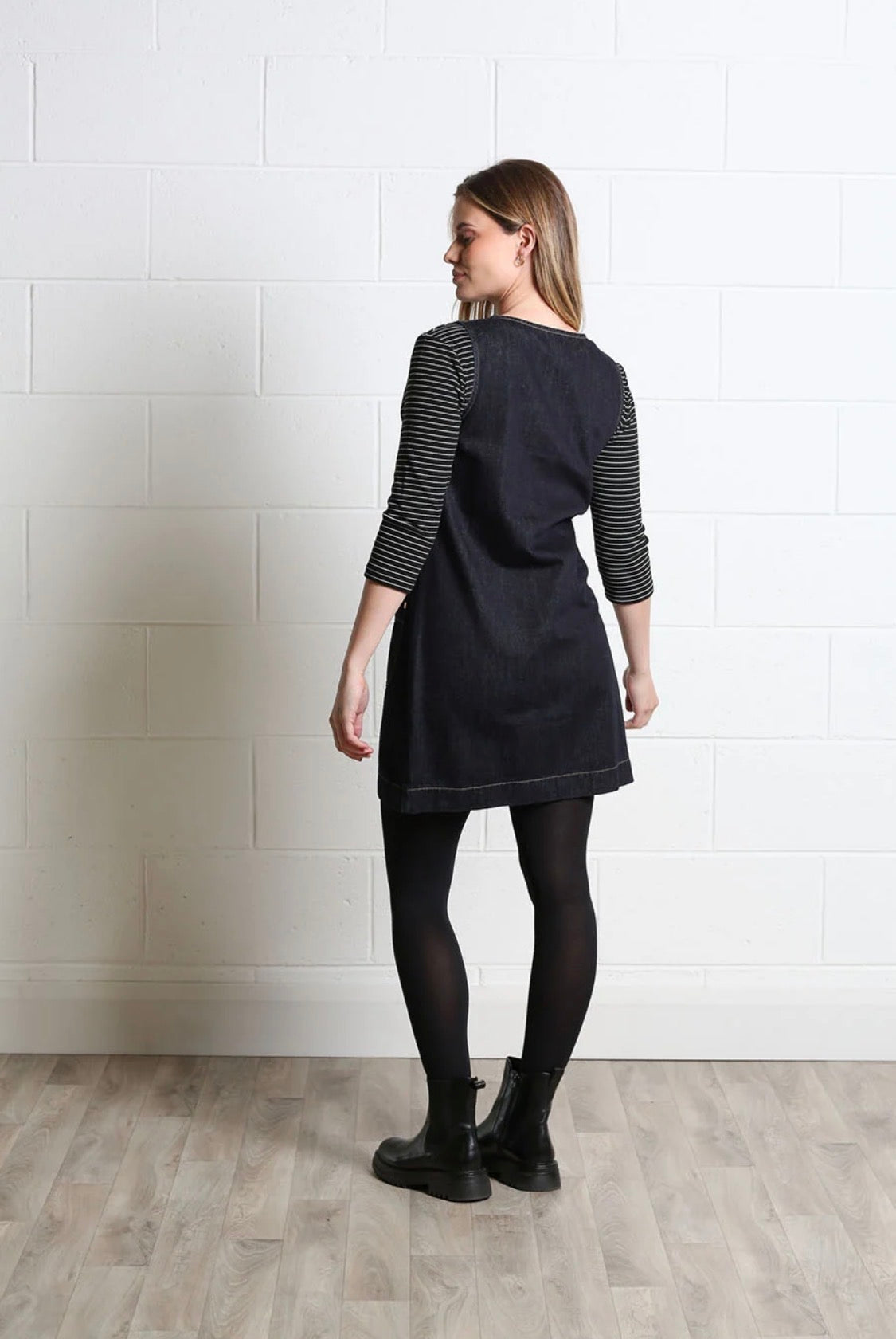 Rant & Rave - Helena Dark Indigo Denim Dress