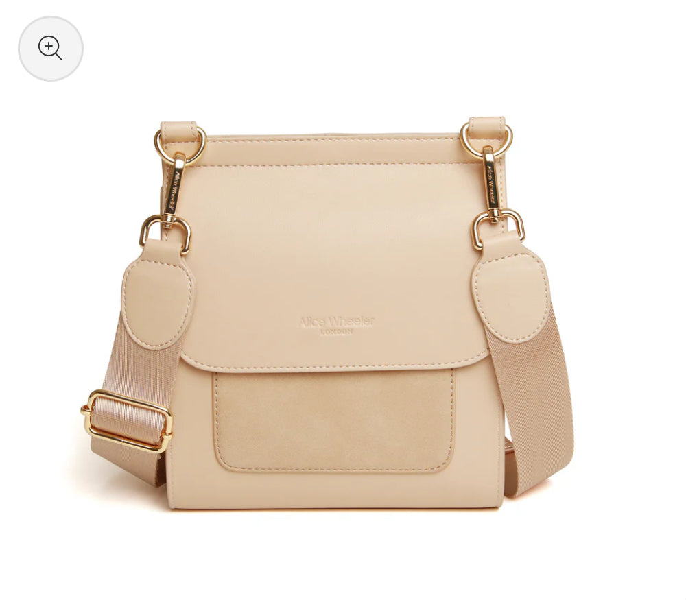 Alice Wheeler - 'Seville’ Sand Crossbody Bag