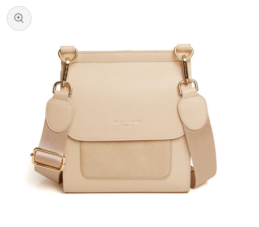 Alice Wheeler - 'Seville’ Sand Crossbody Bag