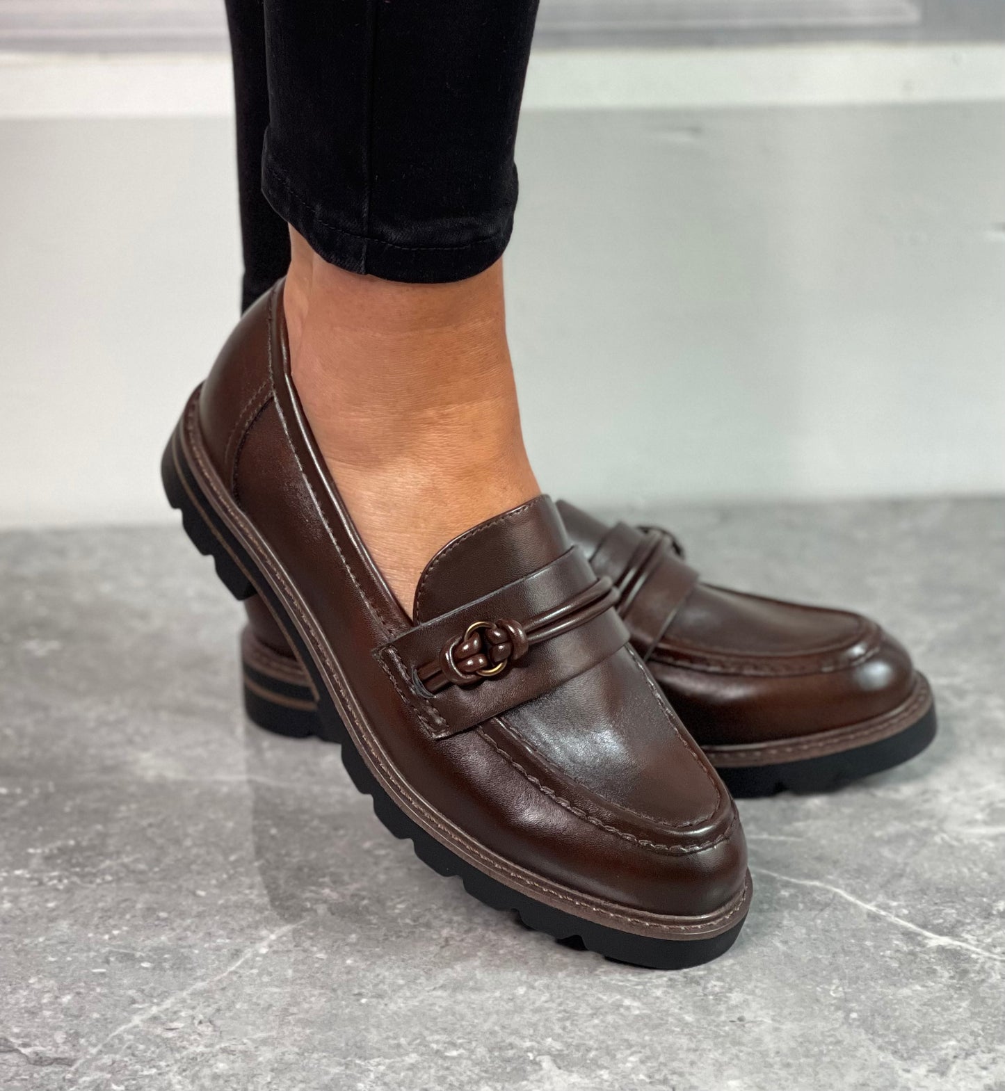 Marco Tozzi - Chestnut Loafer