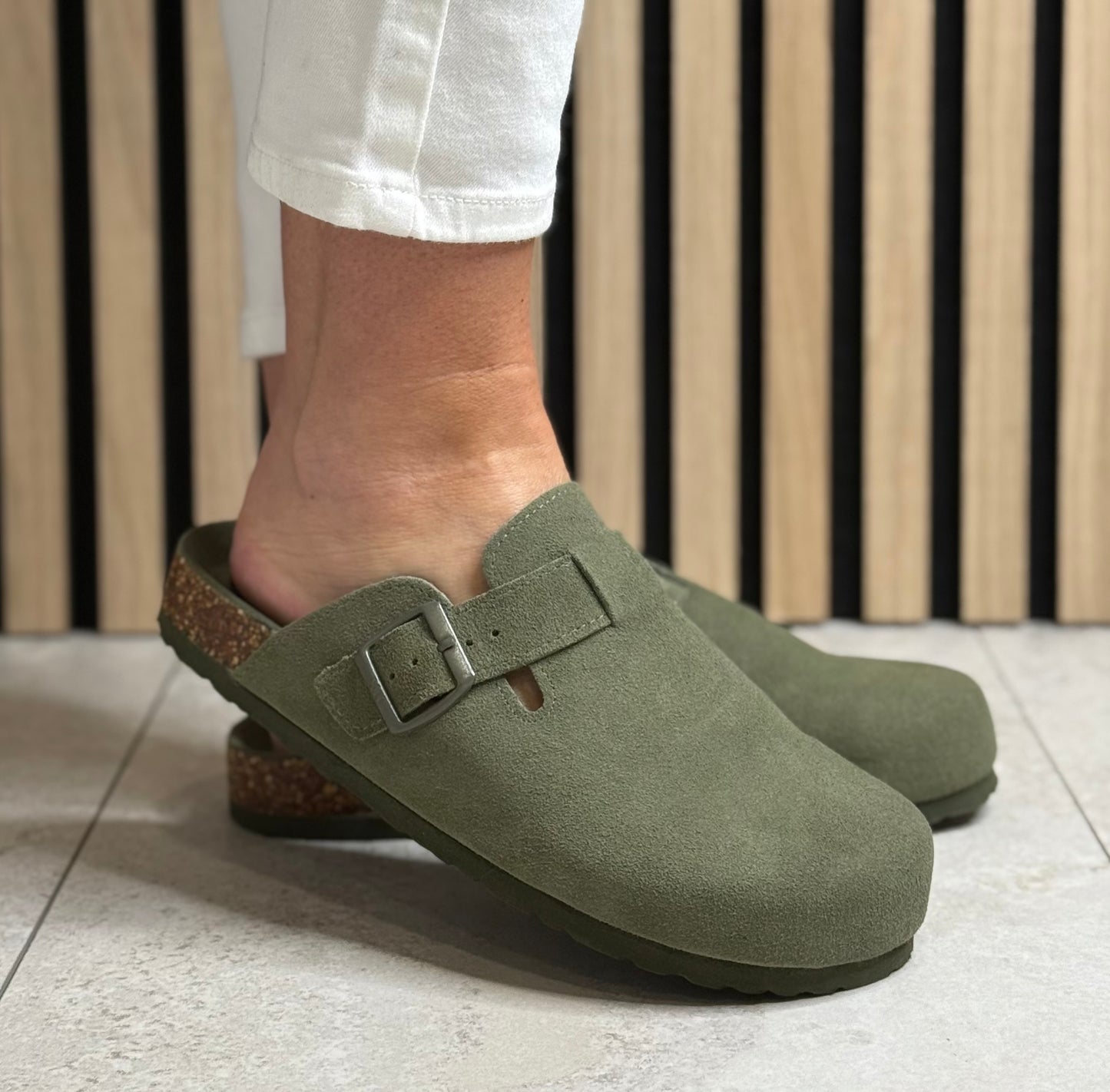 Xti - Khaki Mule (142871)