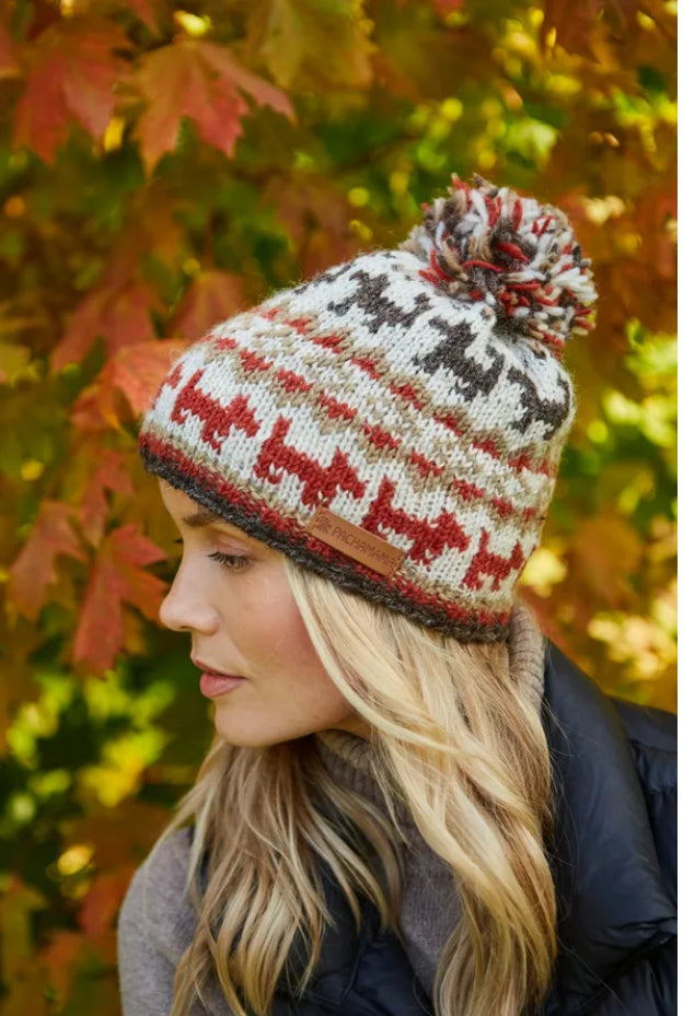 Pachamama  - ‘Walking The Dog’ Bobble Beanie Hat