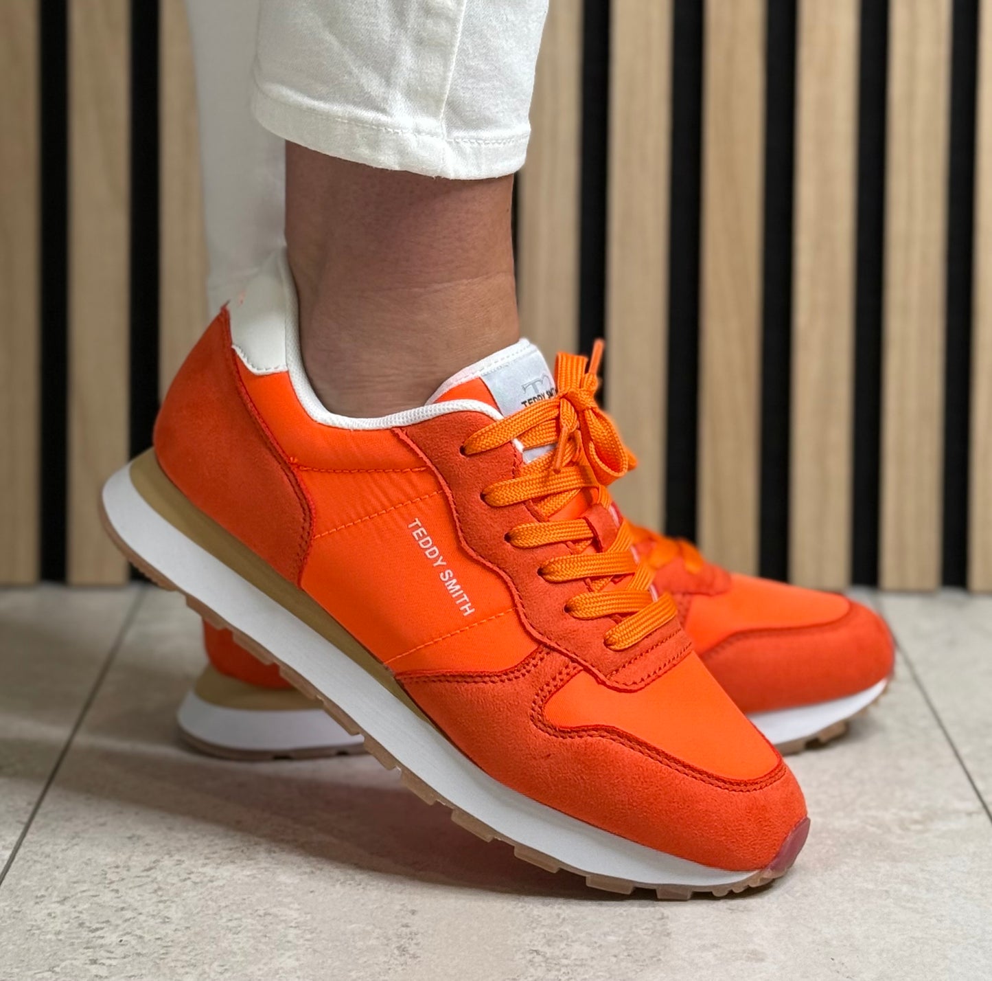 Teddy Smith -  Orange Combo Trainer (120670)