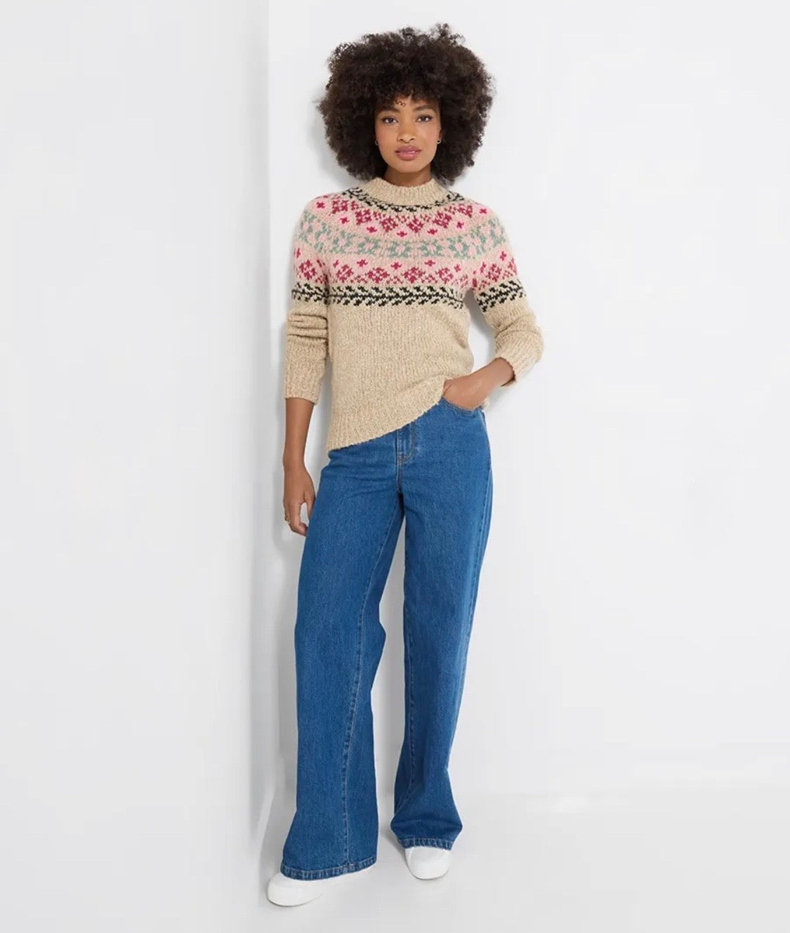 Joe Browns - Trinnie Floral Fairisle Jumper