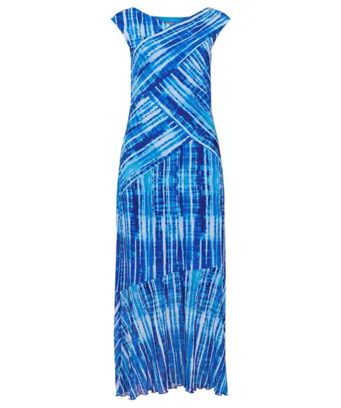 Joe Browns- Into The Blue Stretch Mesh Midi Dress