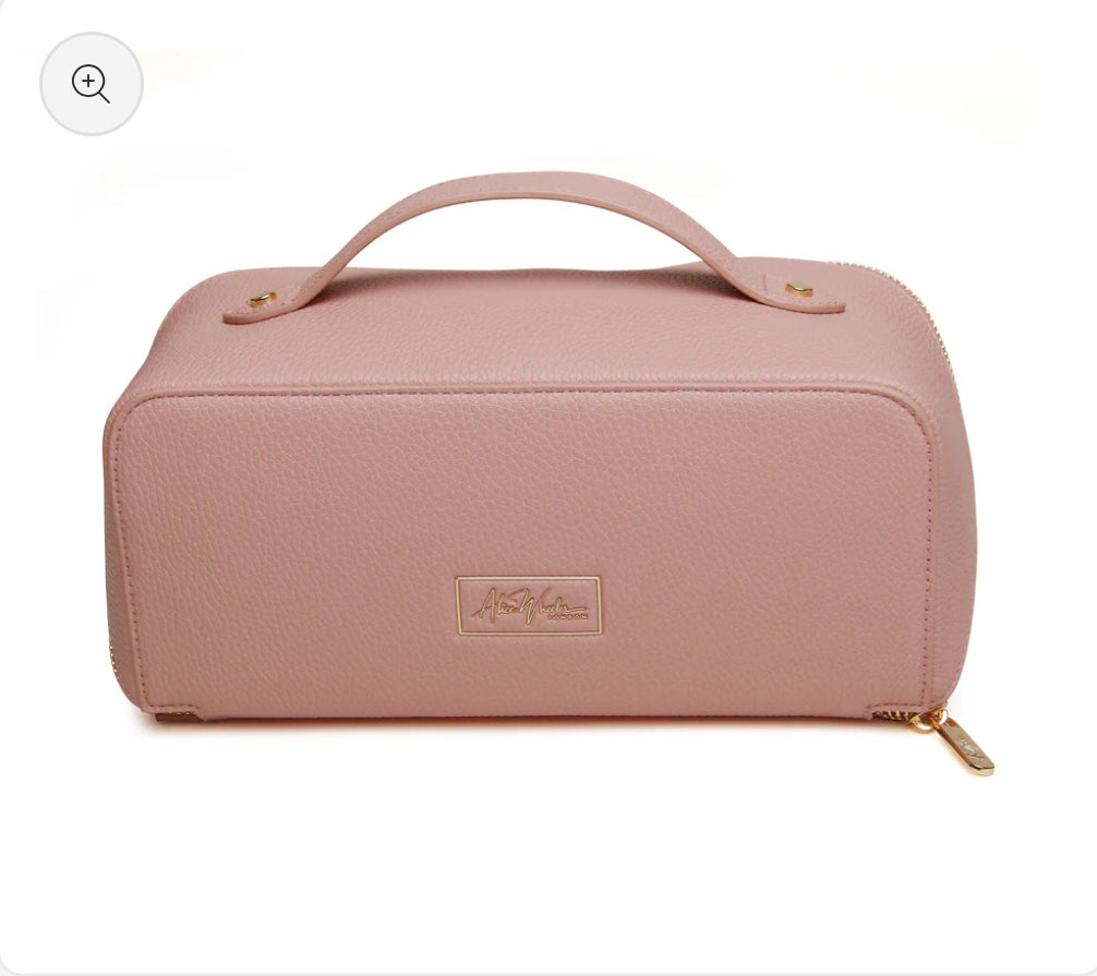 Alice Wheeler - Pink Large Train Case.