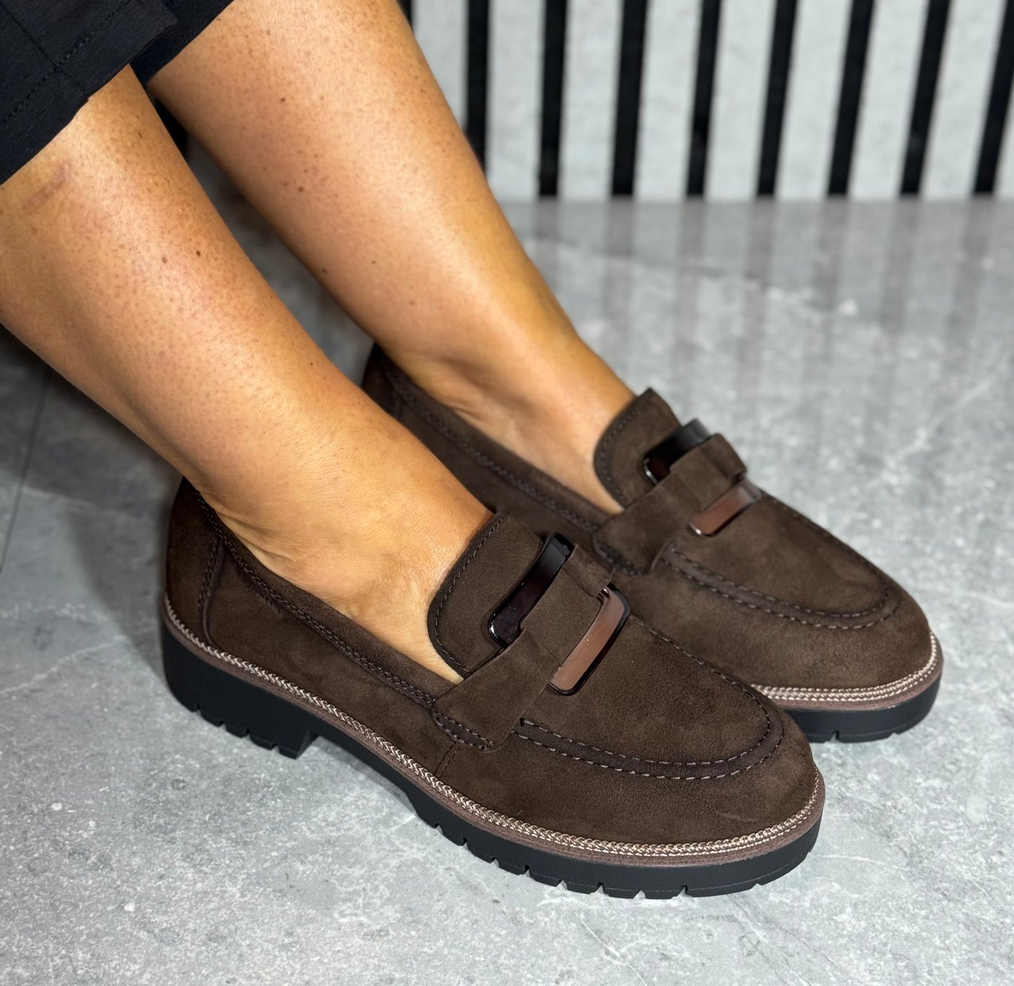 Tamaris - Mocca Suede Loafer