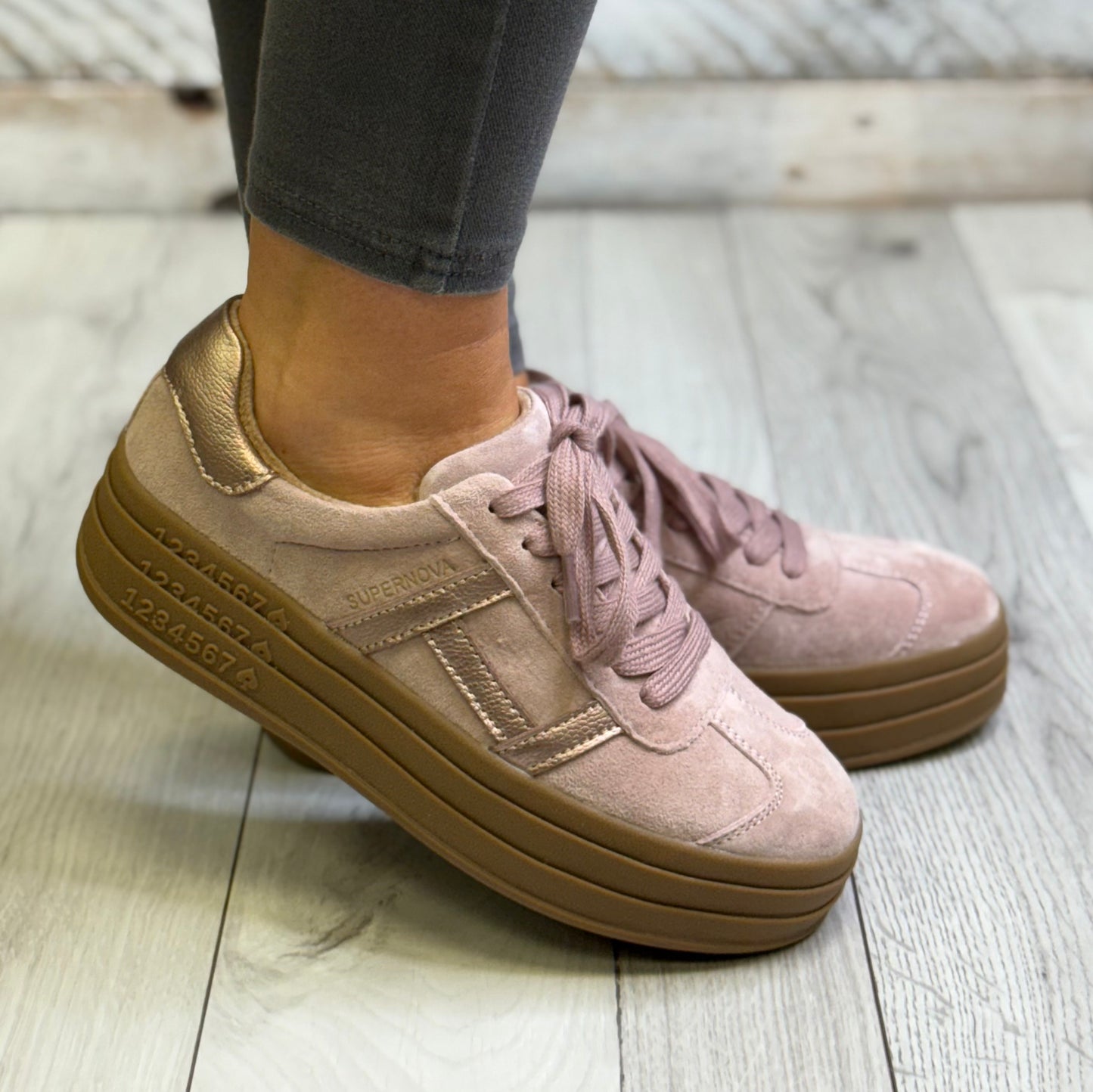 Drilleys- 'Pink Daisy' Combo Trainer