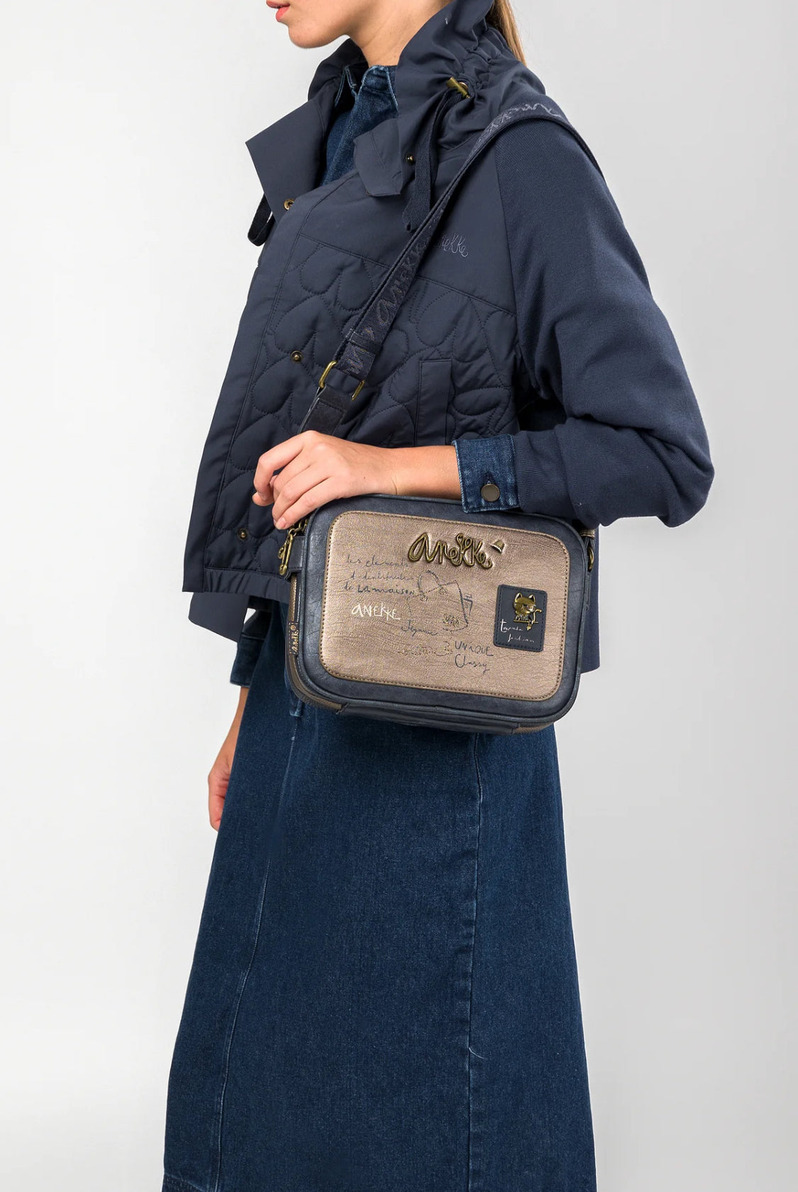 anekke - ‘Boutique’ 3 Compartment Crossbody Bag