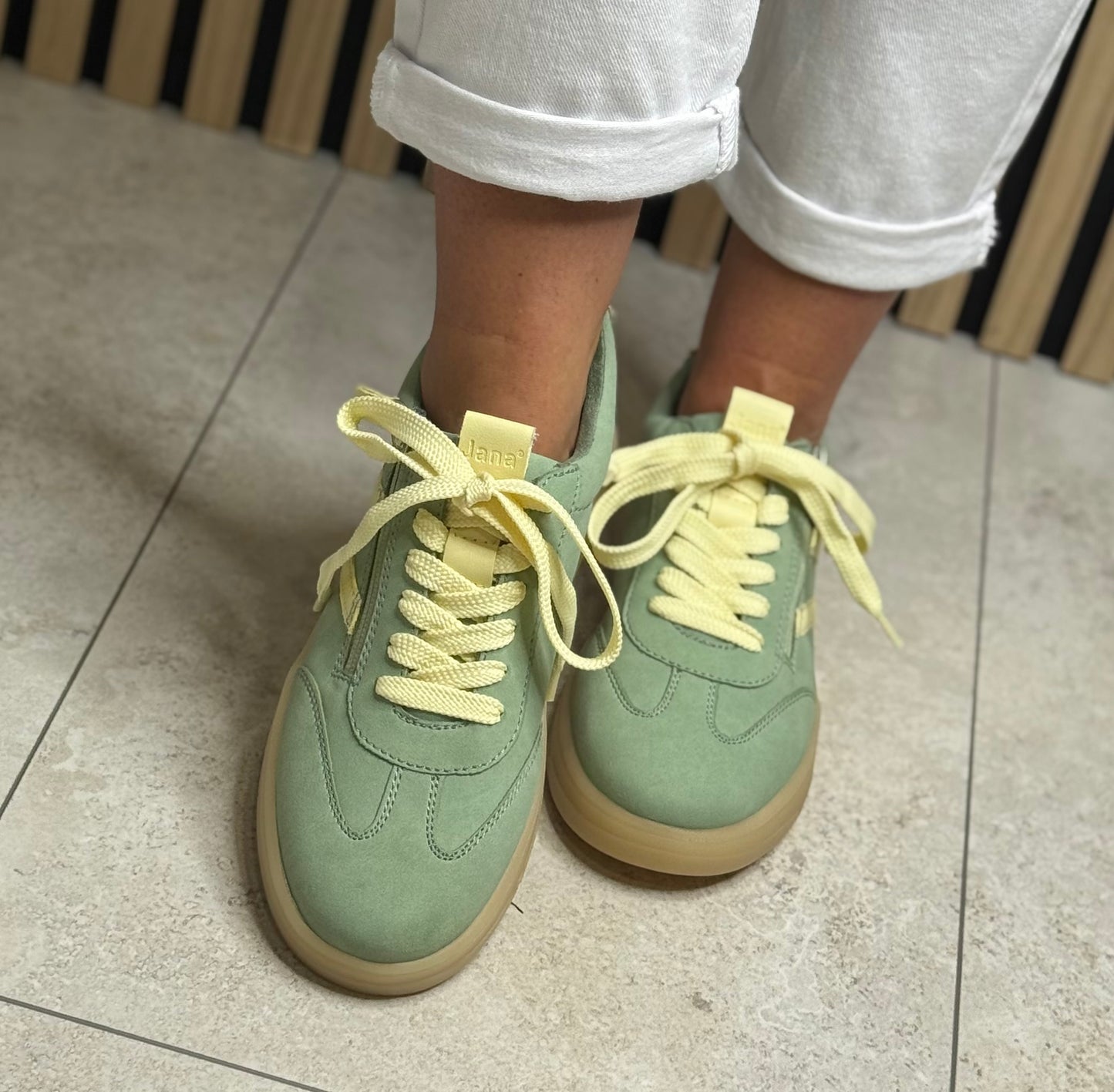 Jana - Mint/Sun Gum Sole Trainer