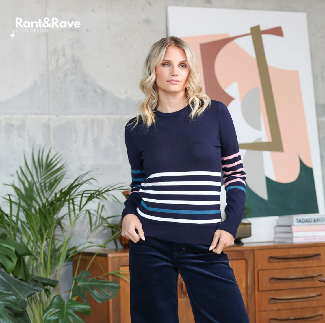 Rant & Rave - 'Winslet’ Navy Jumper