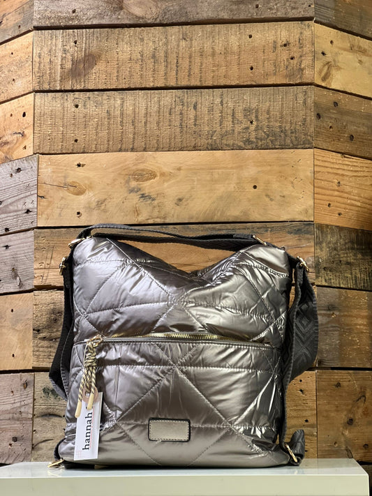 hannah k - Gold Padded Handbag
