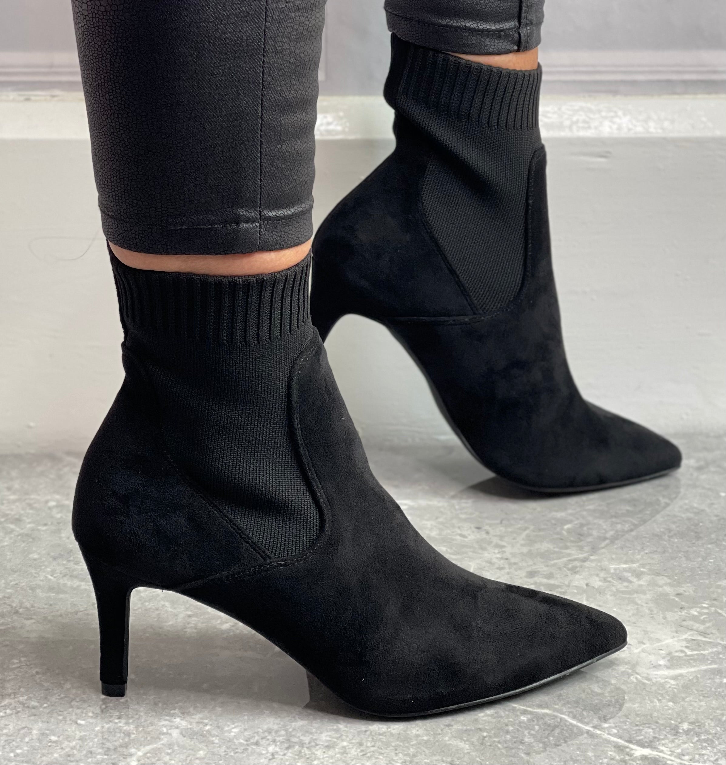 Lunar Limbo Black Sock Boot