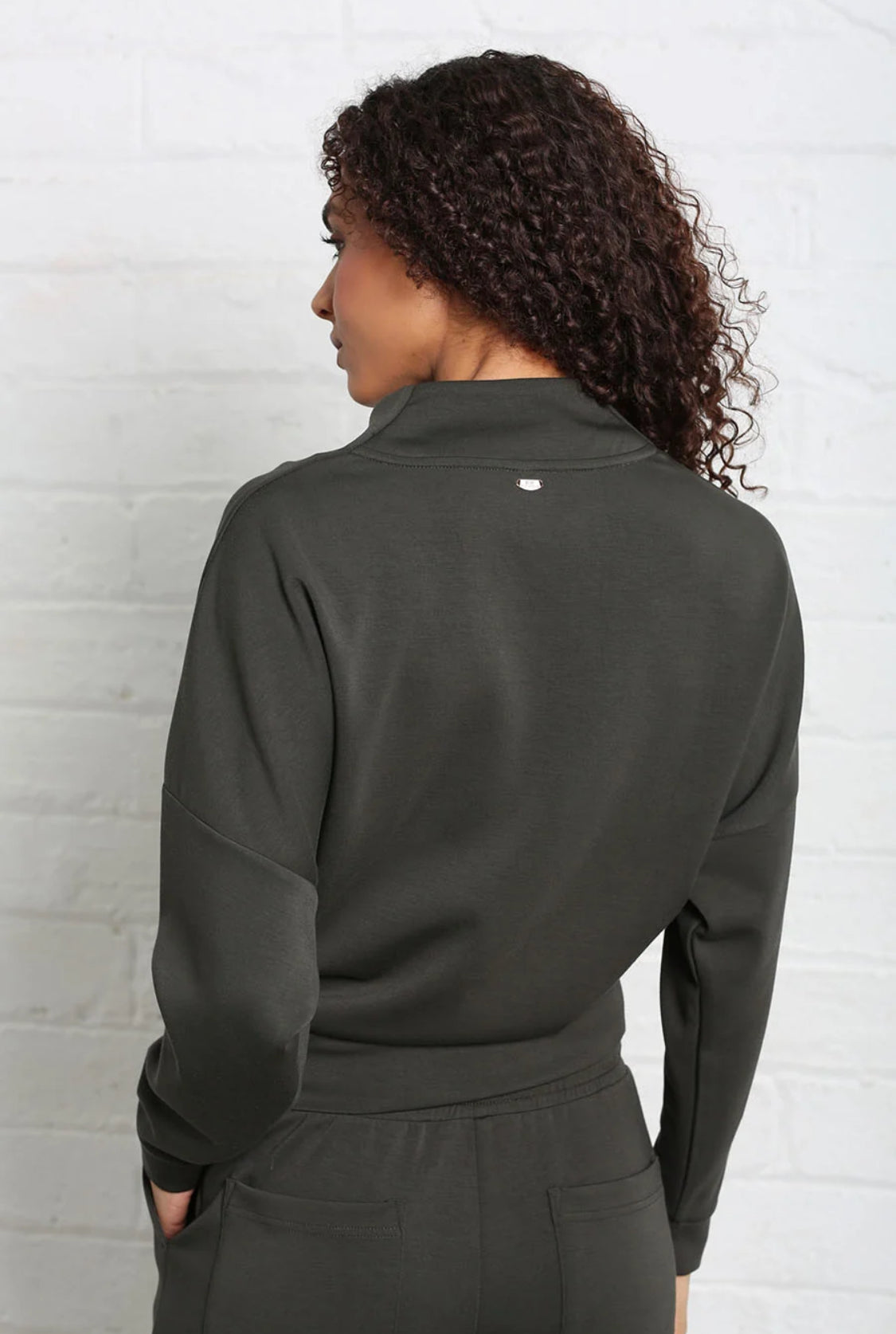 Rant & Rave - Sable Khaki Cowl Neck