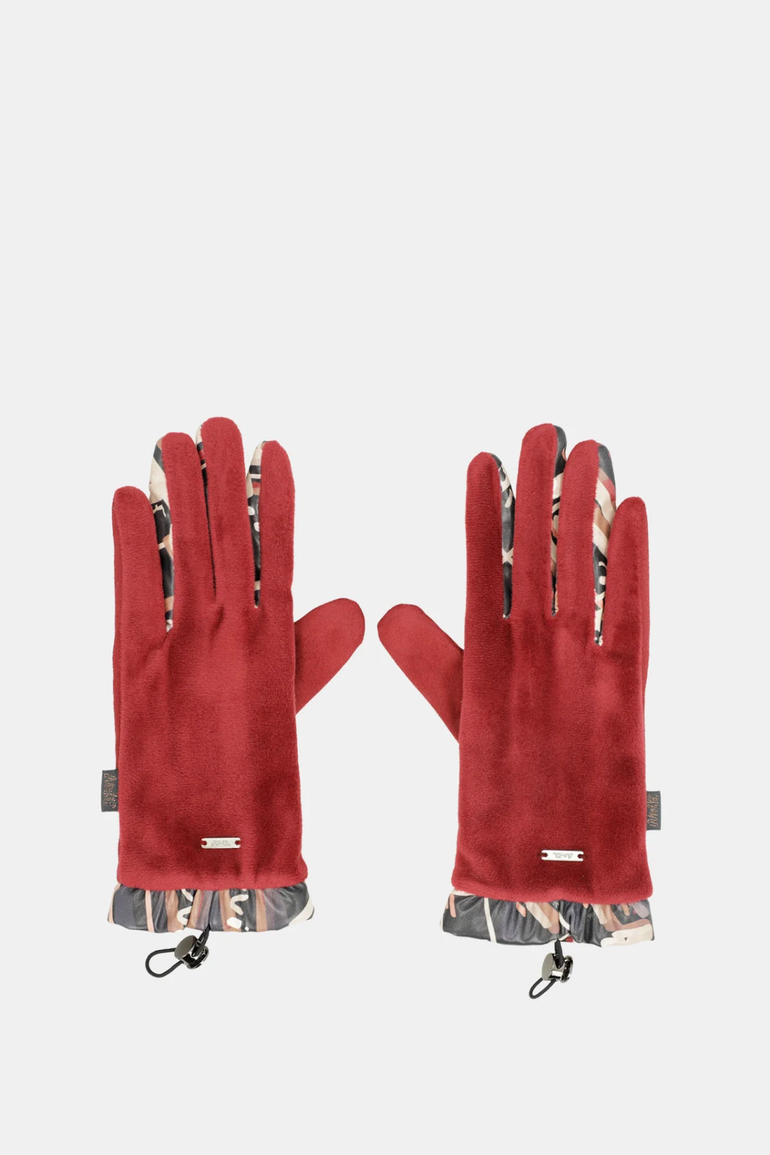 anekke - Burgundy Velvet Gloves (41482-051)