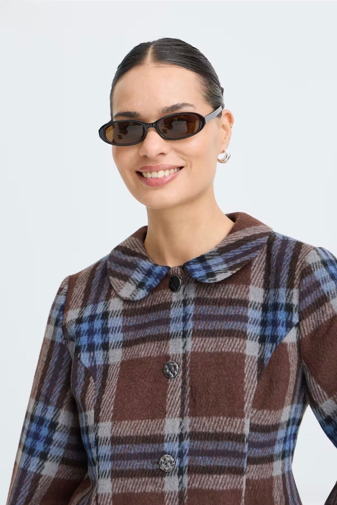 b.young - ‘BYBREE’ Checked Jacket