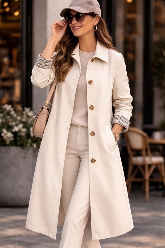 Beige Trench Coat