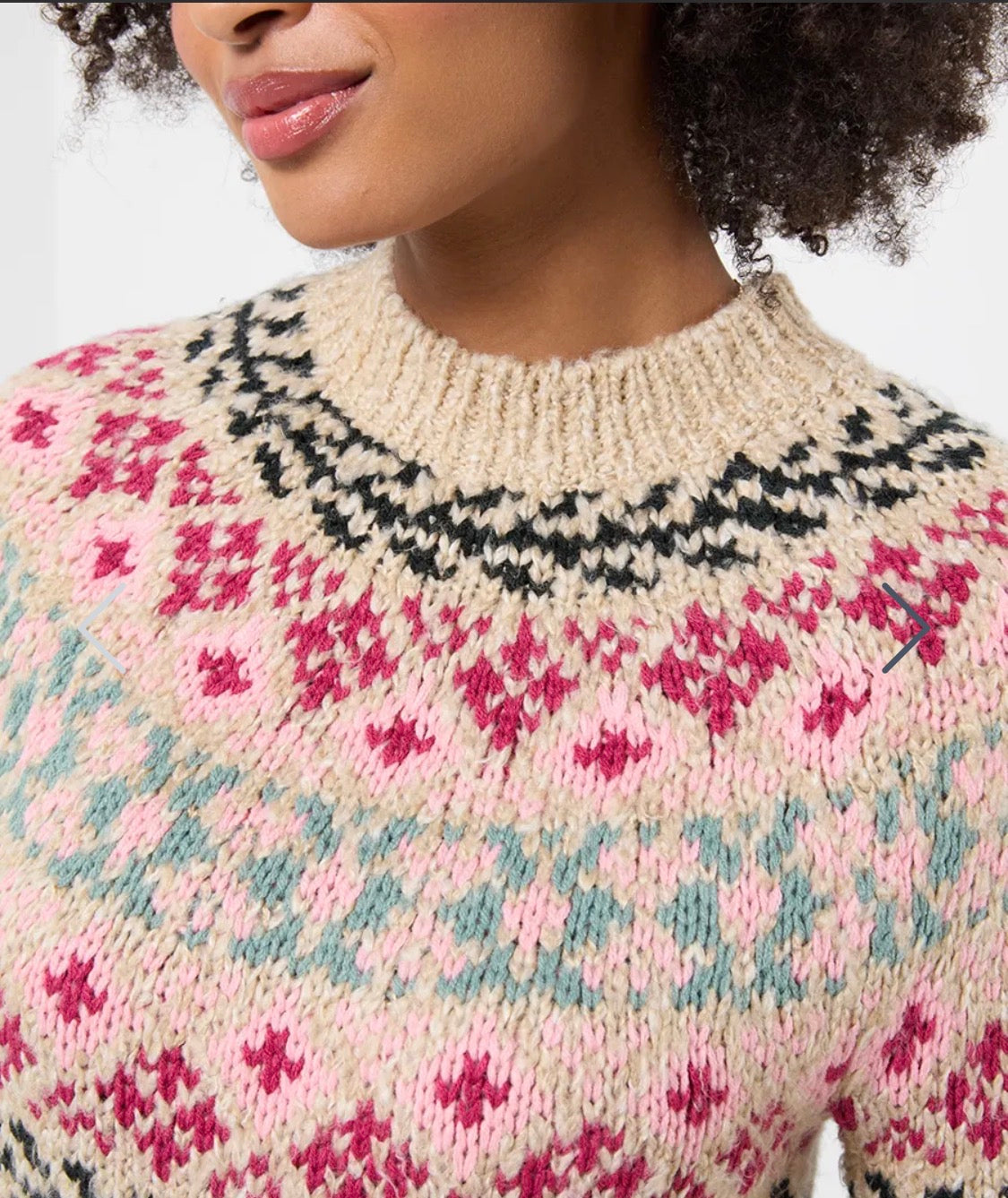 Joe Browns - Trinnie Floral Fairisle Jumper