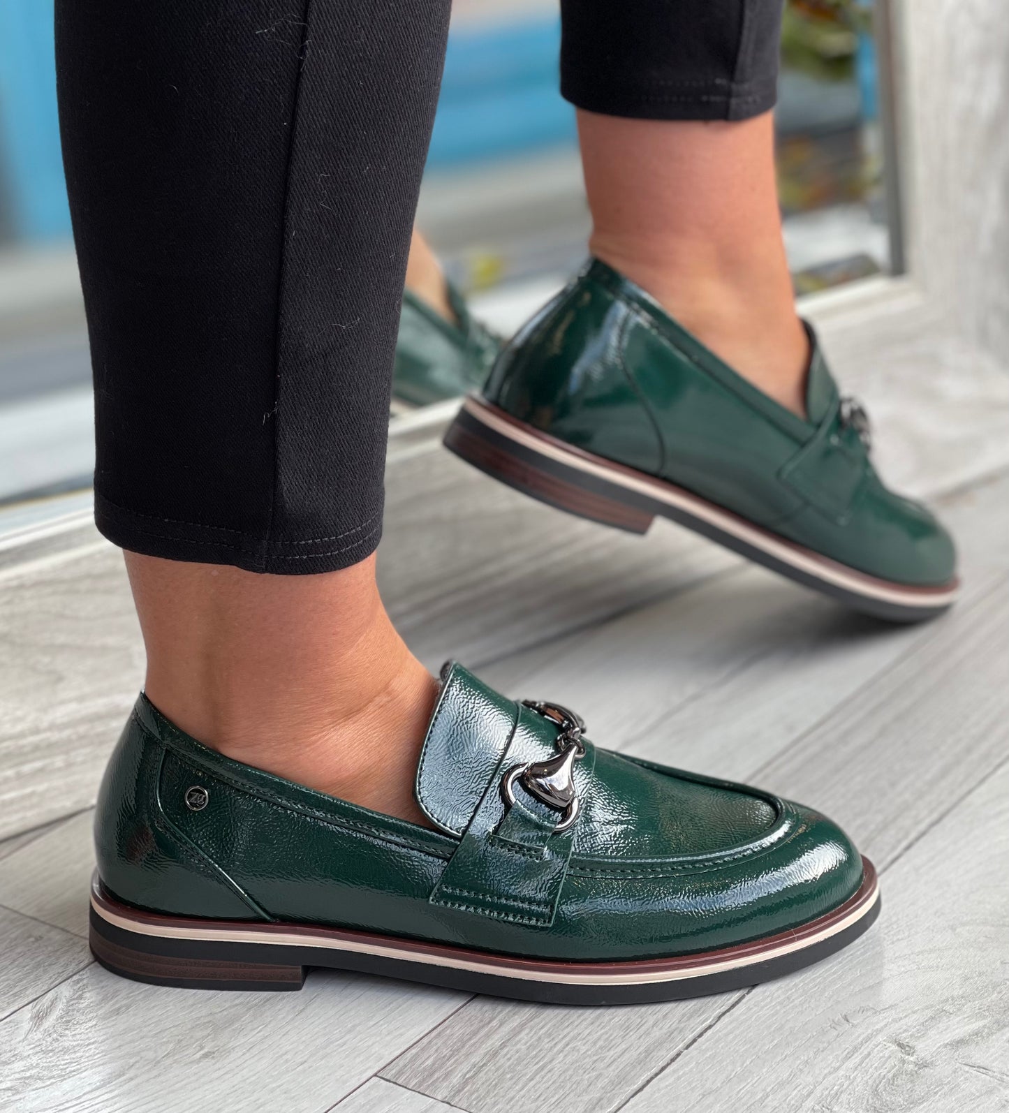 Zanni & Co - 'Afulas One' Forest Green Loafer
