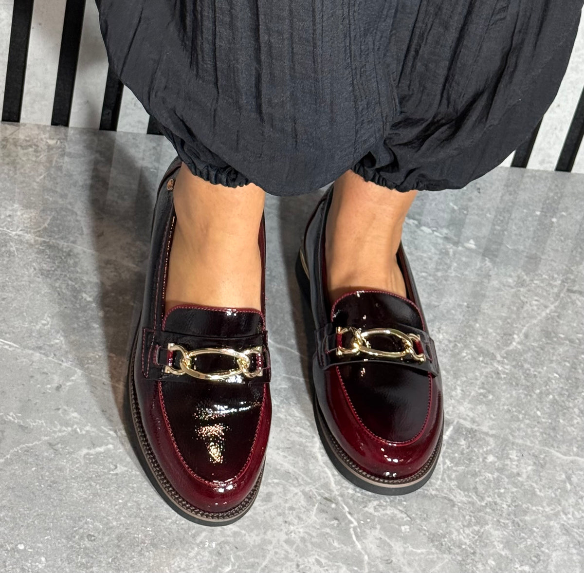 Zanni & Co - 'Phan Thiet One' Port Patent Loafer