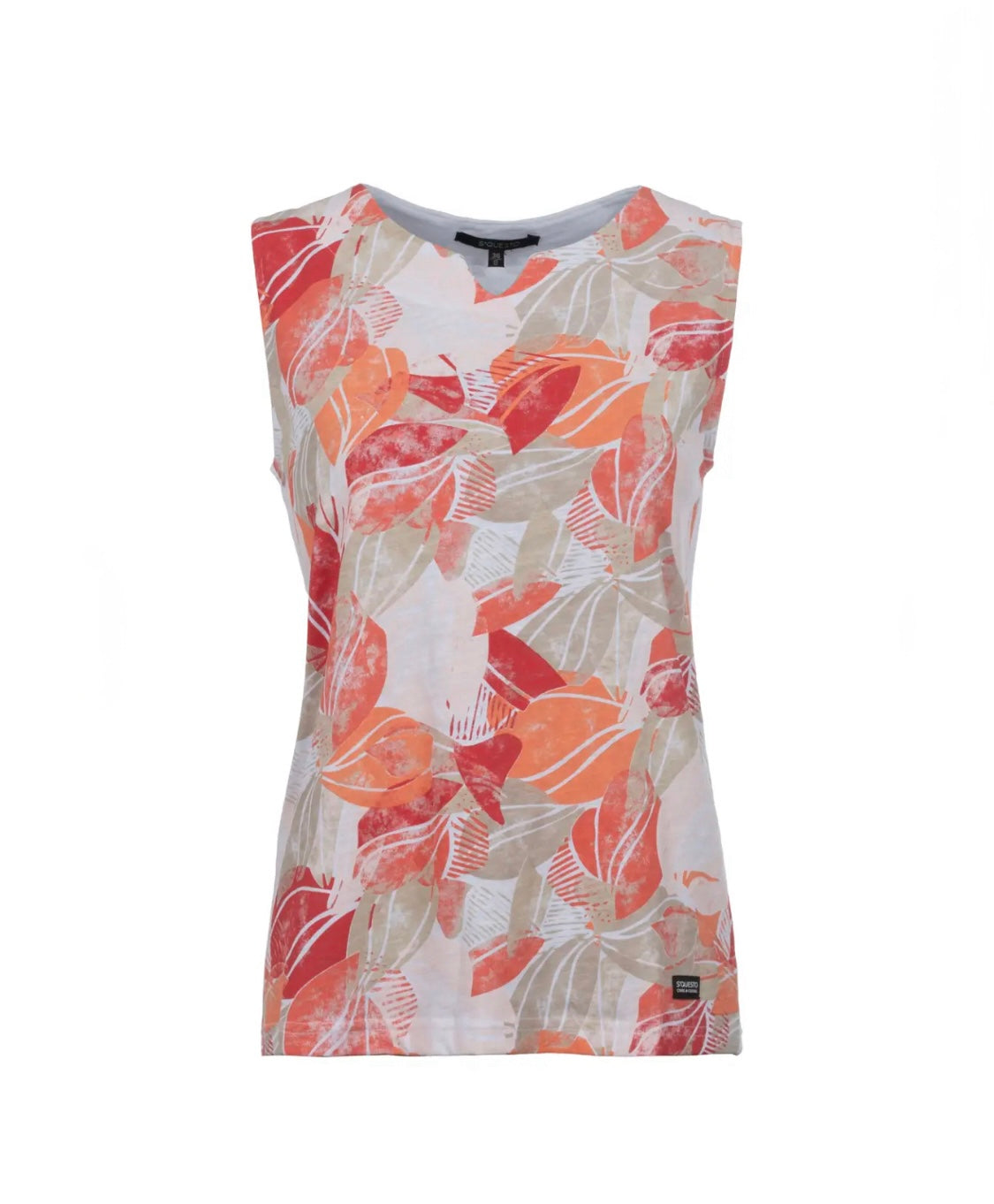S’questo - Sunset Coral Vest Top