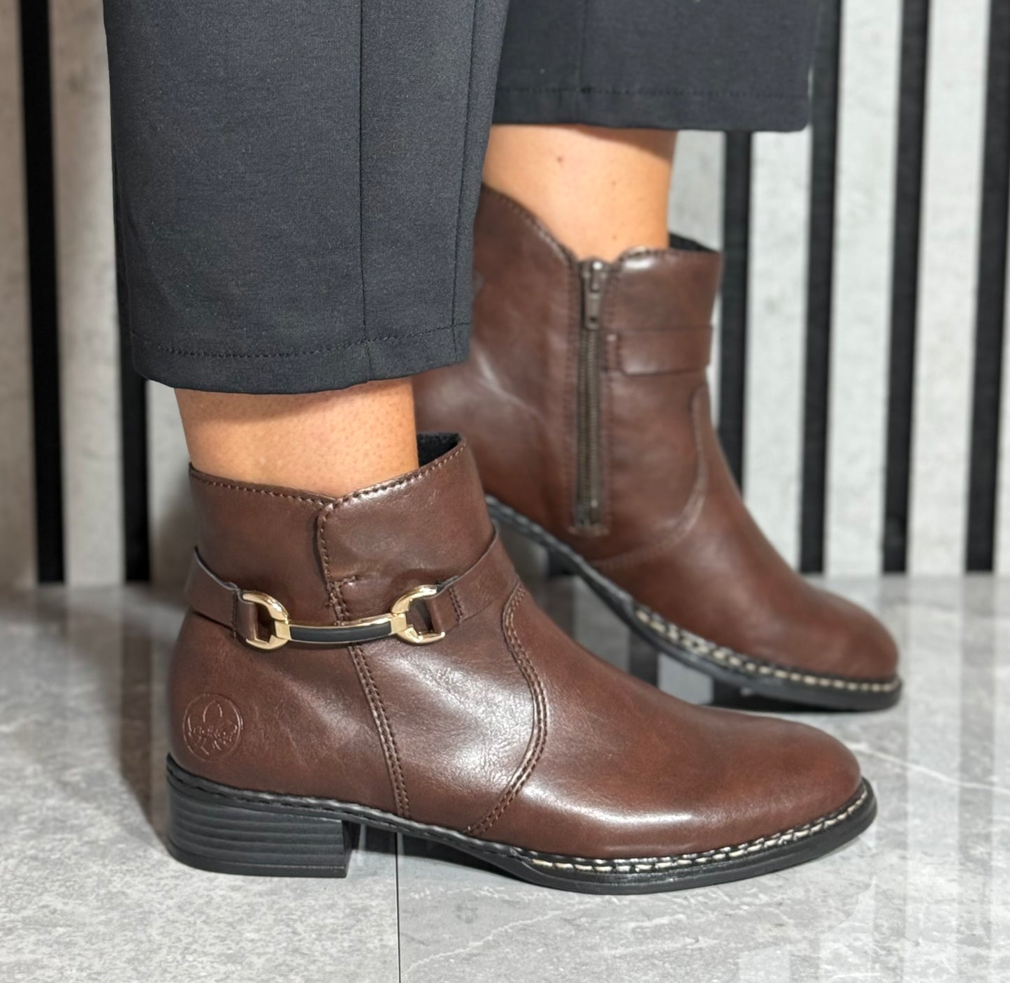 Rieker - Brown Ankle Boot